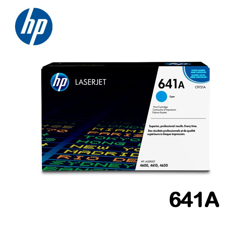 Toner HP C9721A (641A) L.J. 4600 Cyan