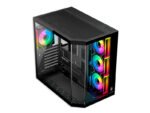 CASE ANTRYX FX 800 INFINITY ARGB FAN X4 USB TIPO-C (AC-FX800K) BLACK S/FUENTE - Imagen 2