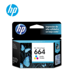 Tinta HP F6V28AL 664 Tricolor 100 Paginas.