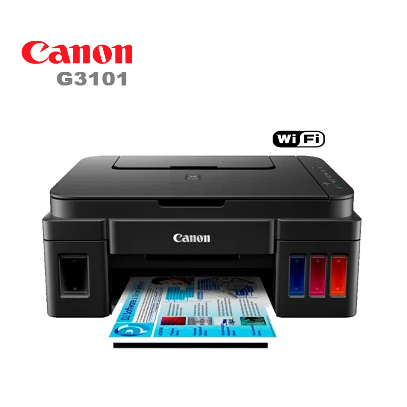 Impresora Canon Pixma G3101, imprime, escanea, copia, Wi-Fi, USB 2.0