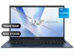 LAPTOP ASUS VIVOBOOK15 X1504VA-E82189 I5-1334U/ 16GB/ SSD512GB/ 15.6/ FREE/ BLUE