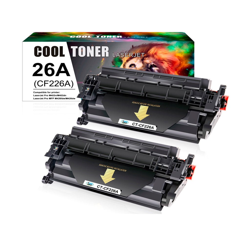 Tóner Compatible HP 26A CF226A – 3,100 Páginas para HP LaserJet Pro M402 y M426