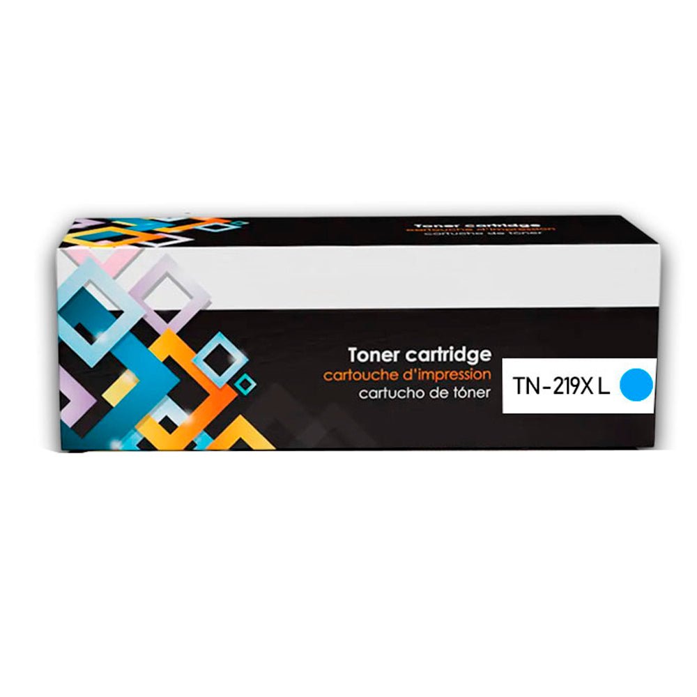 Toner Compatible TN-219XLC Cyan DCP-L3560CDW MFC-L3760CDW 2300 Pag