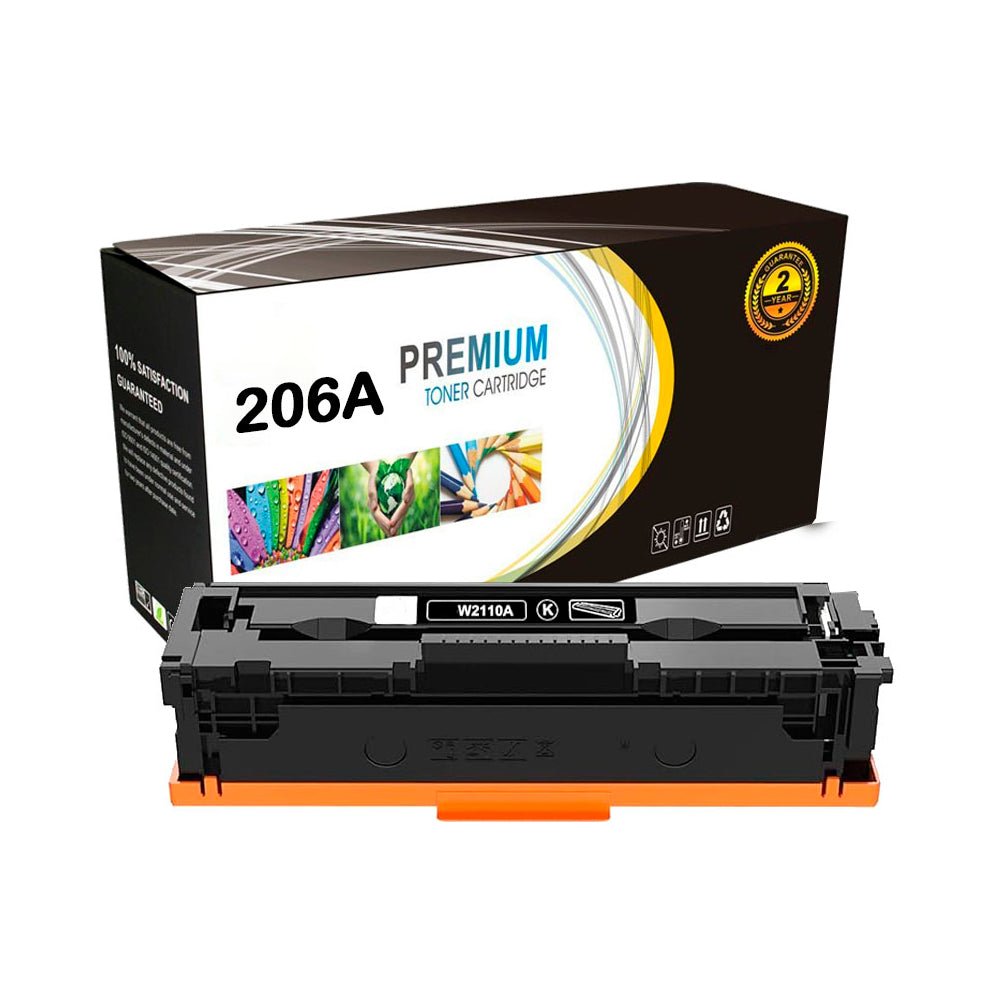 Tóner HP 206A Compatible W2110A Negro – 1350 Páginas para HP M255 y M283fdw