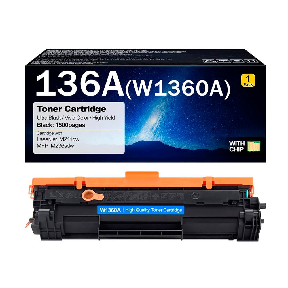 Toner Hp 136A W1360A Negro Laserjet M211, Mfp M236, M209Dwe Compatible